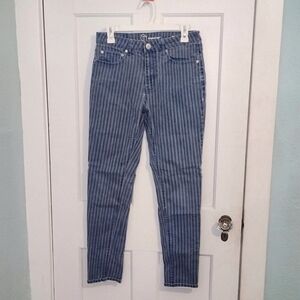 Striped Blue Men's Jeans